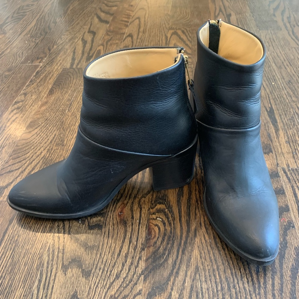 Nisolo black booties